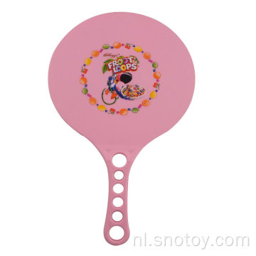 PS PP Plastic Promotie Beach Racket met logo